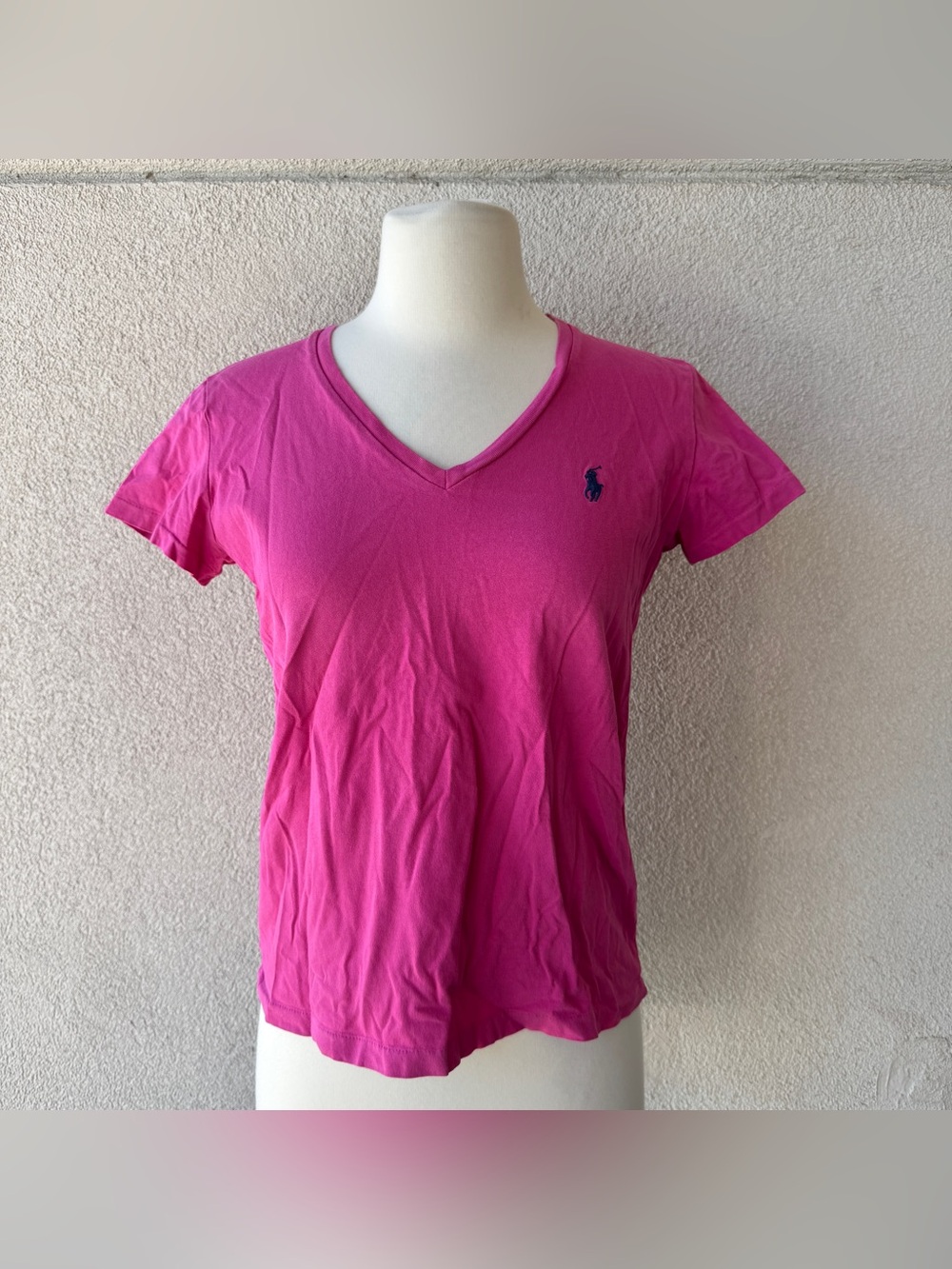 Ralph Lauren Polo Women’s Pink V-Neck T-Shirt